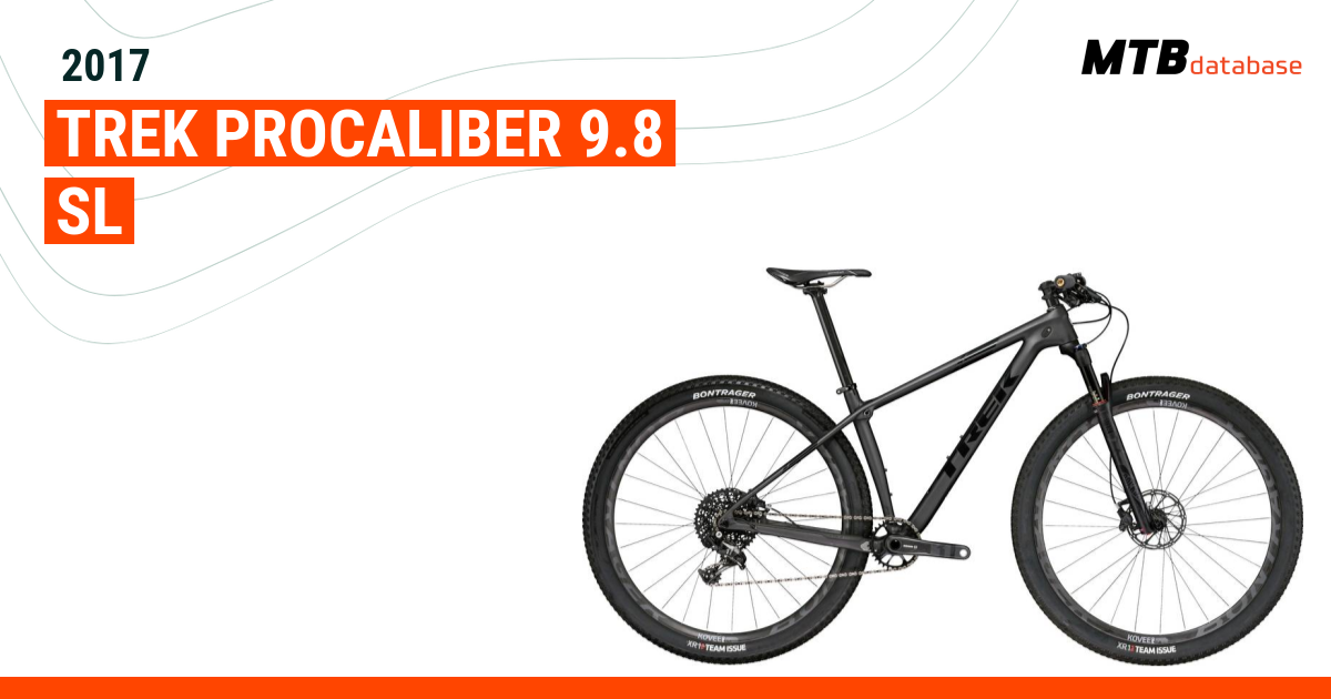 Trek procaliber hot sale 9.8 2017