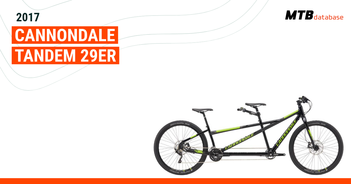 Cannondale tandem 29er deals bike