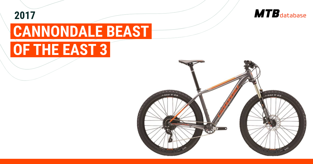 Cannondale beast of the east 3 2017 on sale