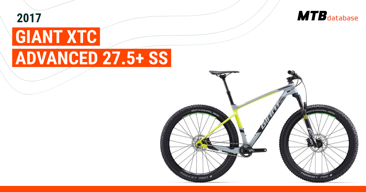 2017 Giant XTC Advanced 27.5 SS Specs Reviews Images Mountain Bike Database
