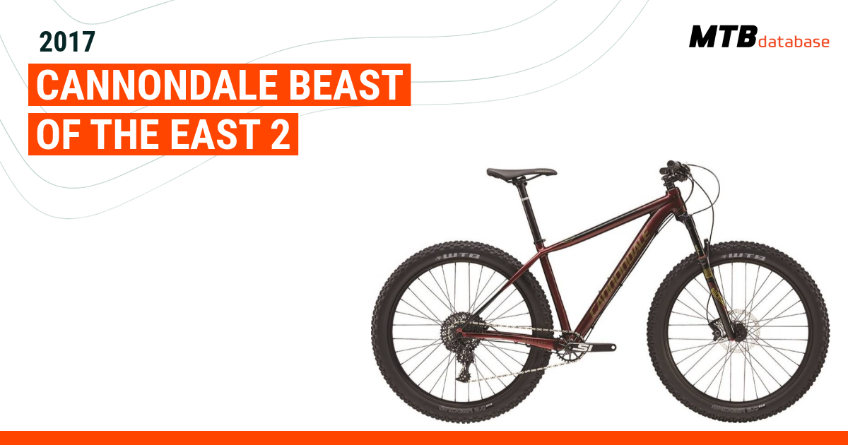 Cannondale beast of the east 2 hot sale