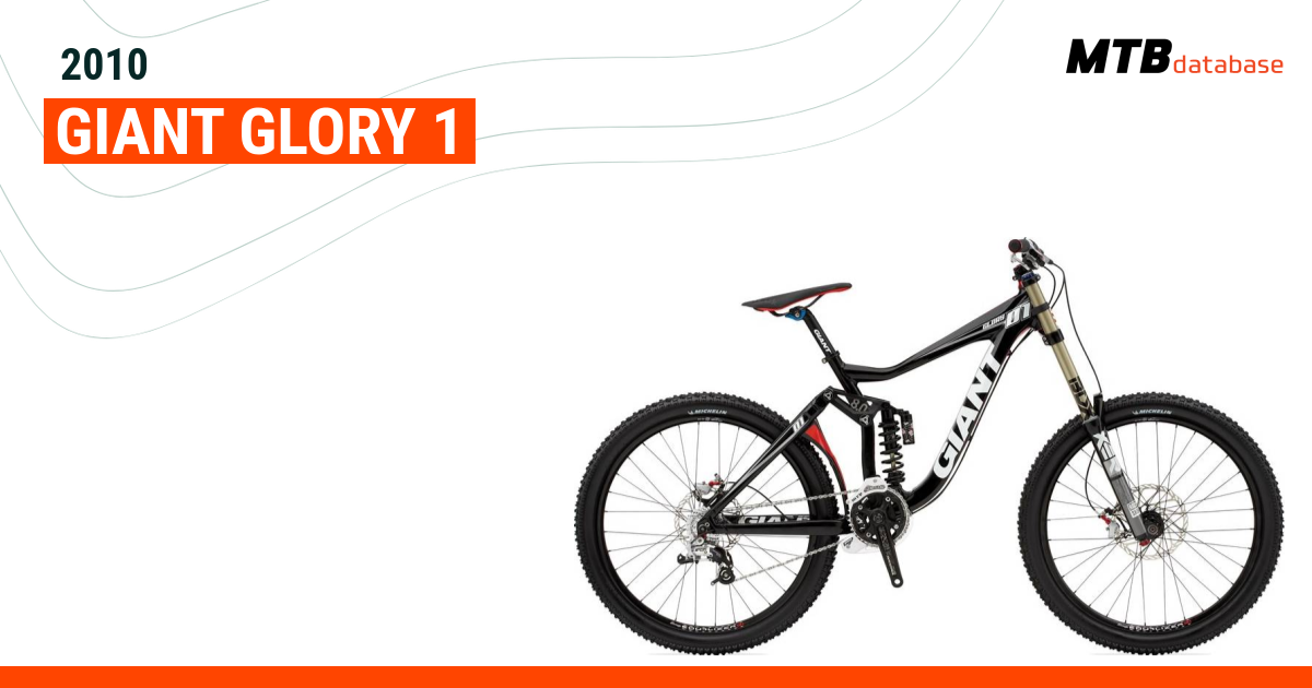 2010 Giant Glory 1 - Specs, Reviews, Images - Mountain Bike Database