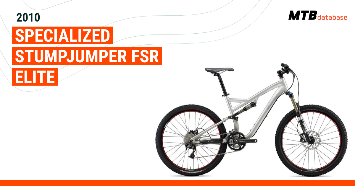 Specialized stumpjumper best sale fsr elite 2010