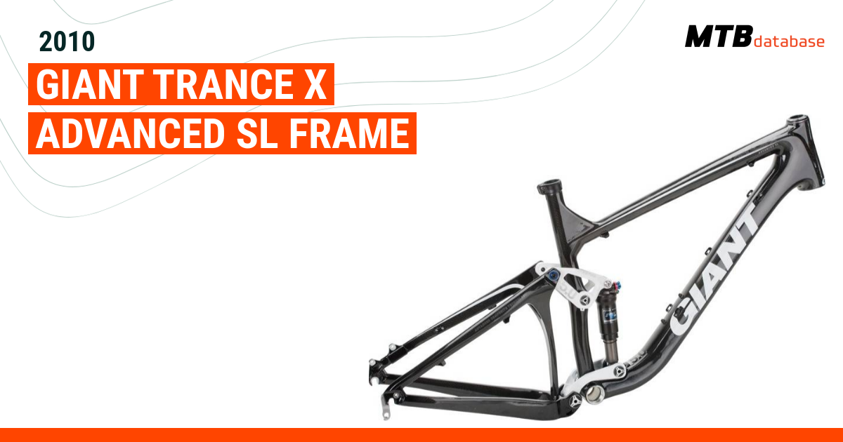 2010 Giant Trance X Advanced SL Frame Specs Reviews Images