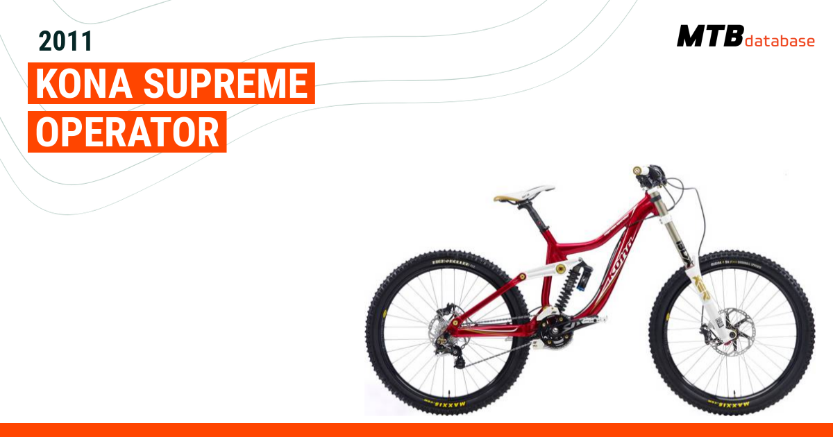 A*I様 KONA operator supreme KONA BIKES 2017 | MTB | OPERATOR | Supreme Operator