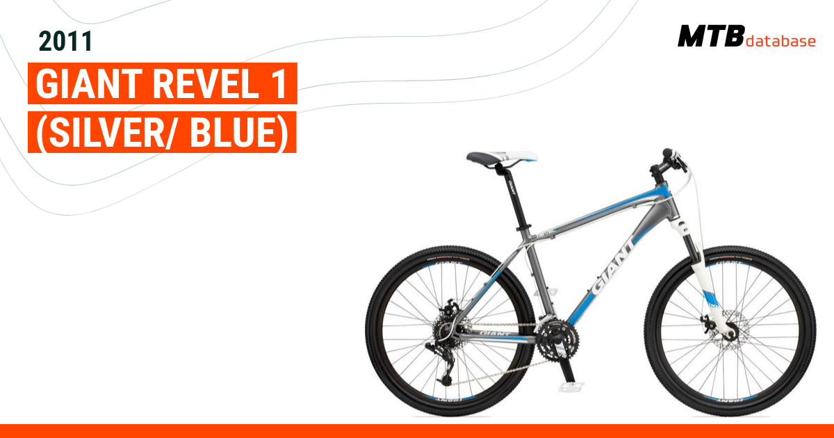 2011 Giant Revel 1 Silver Blue Specs Reviews Images