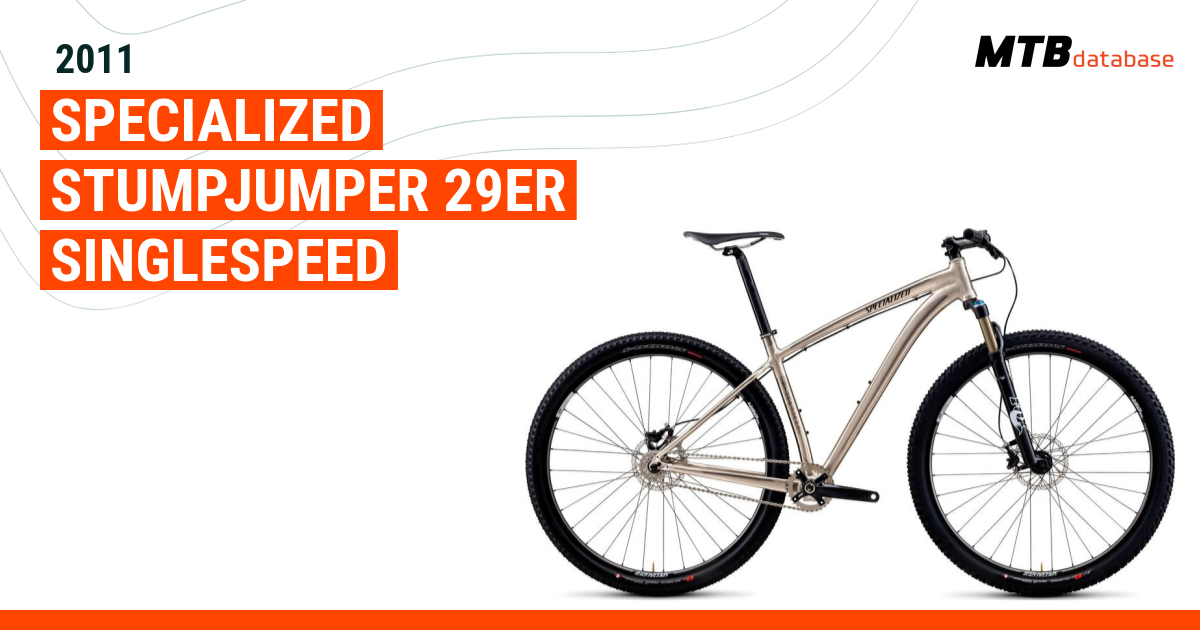 Stumpjumper single speed deals