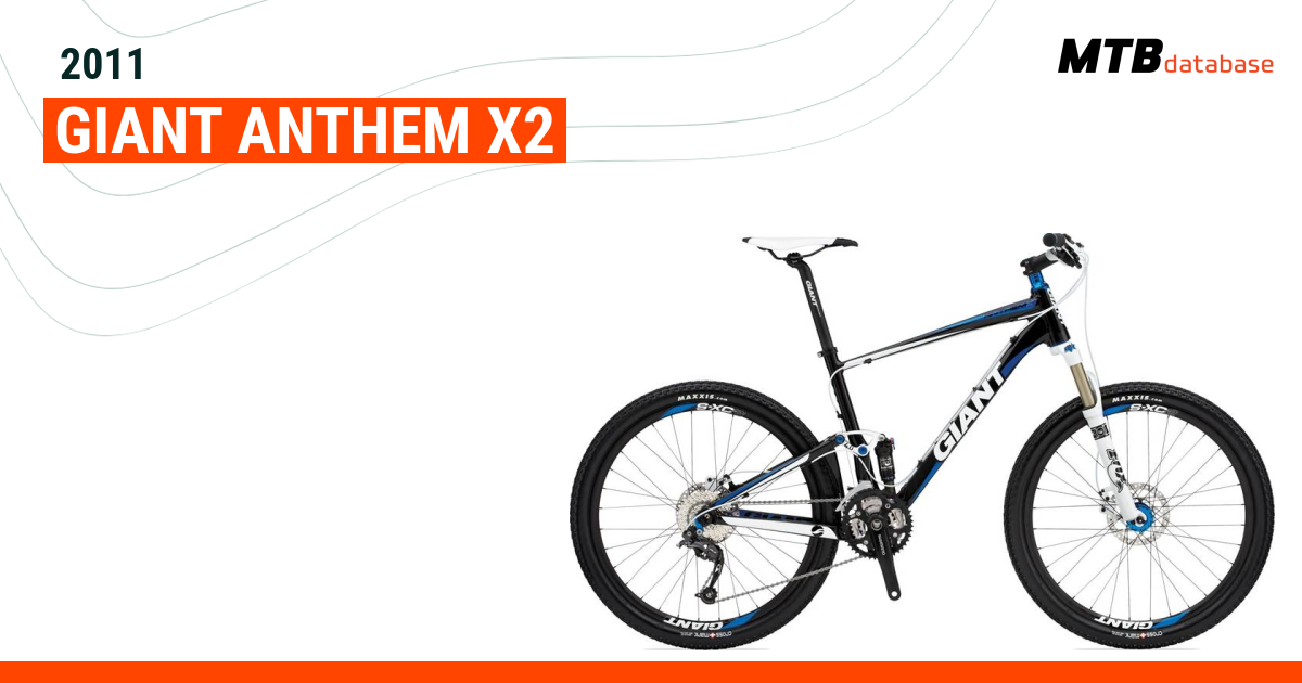 Giant anthem x2 2011 specs new arrivals