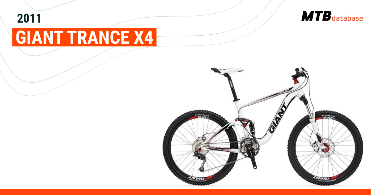 2011 Giant Trance X4 Specs Reviews Images Mountain Bike Database