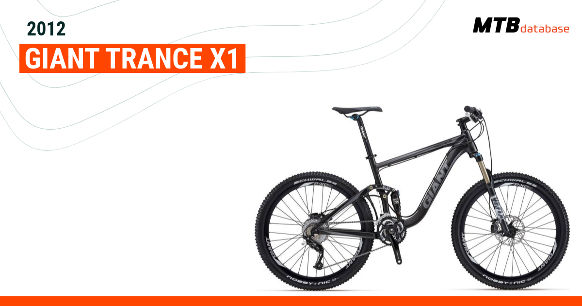 2012 Giant Trance X1 Specs Reviews Images Mountain Bike Database