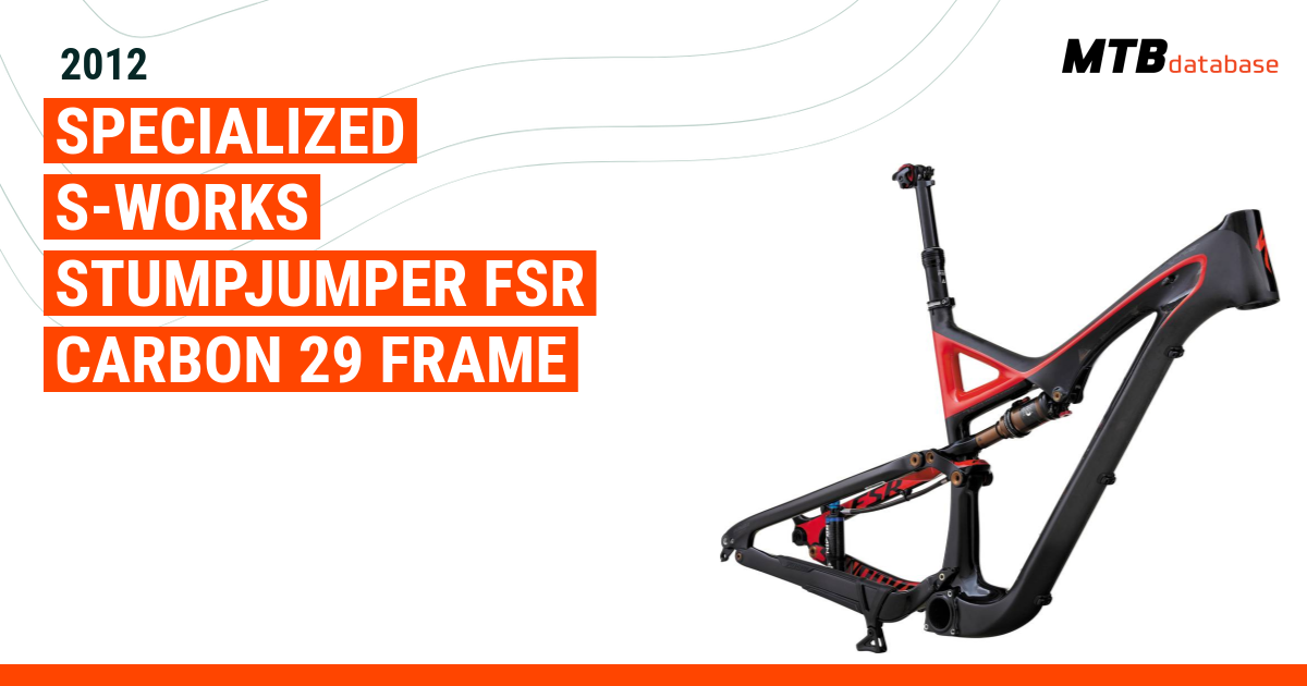 Specialized s works stumpjumper fsr carbon frame hot sale