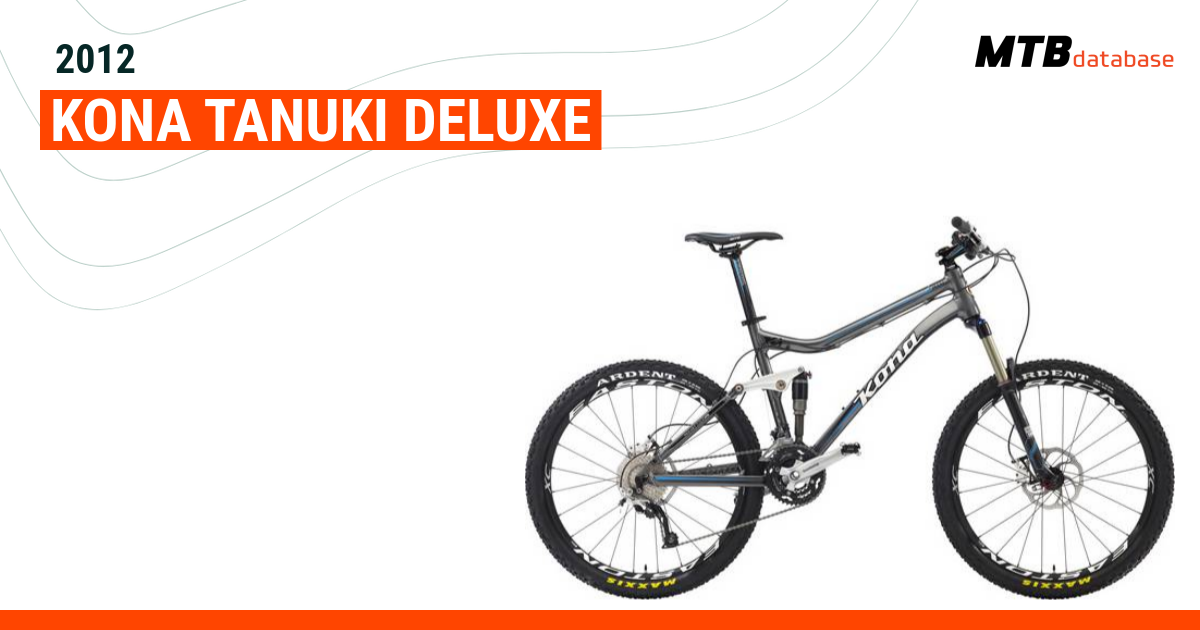 2012 Kona Tanuki Deluxe Specs Reviews Images Mountain Bike Database