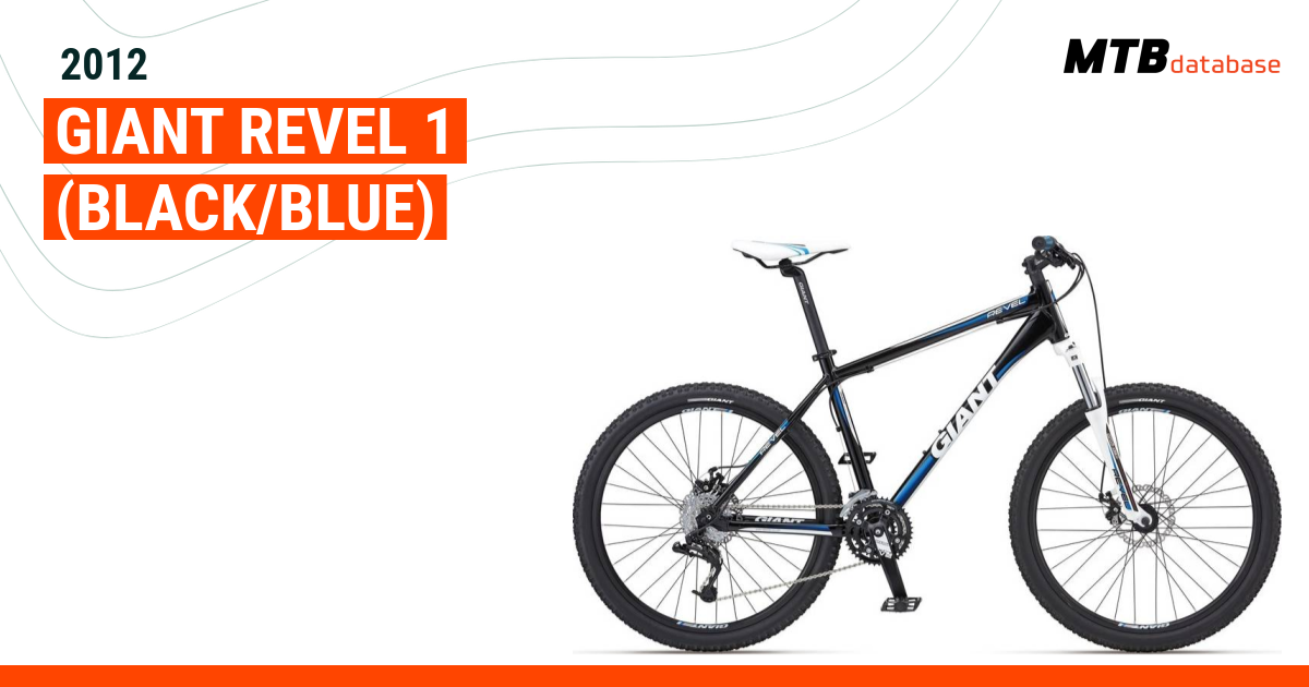 2012 Giant Revel 1 Black Blue Specs Reviews Images