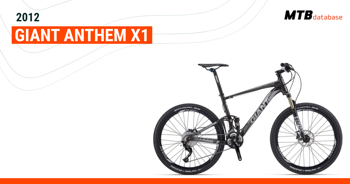 2012 Giant Anthem X1 Specs Reviews Images Mountain Bike Database