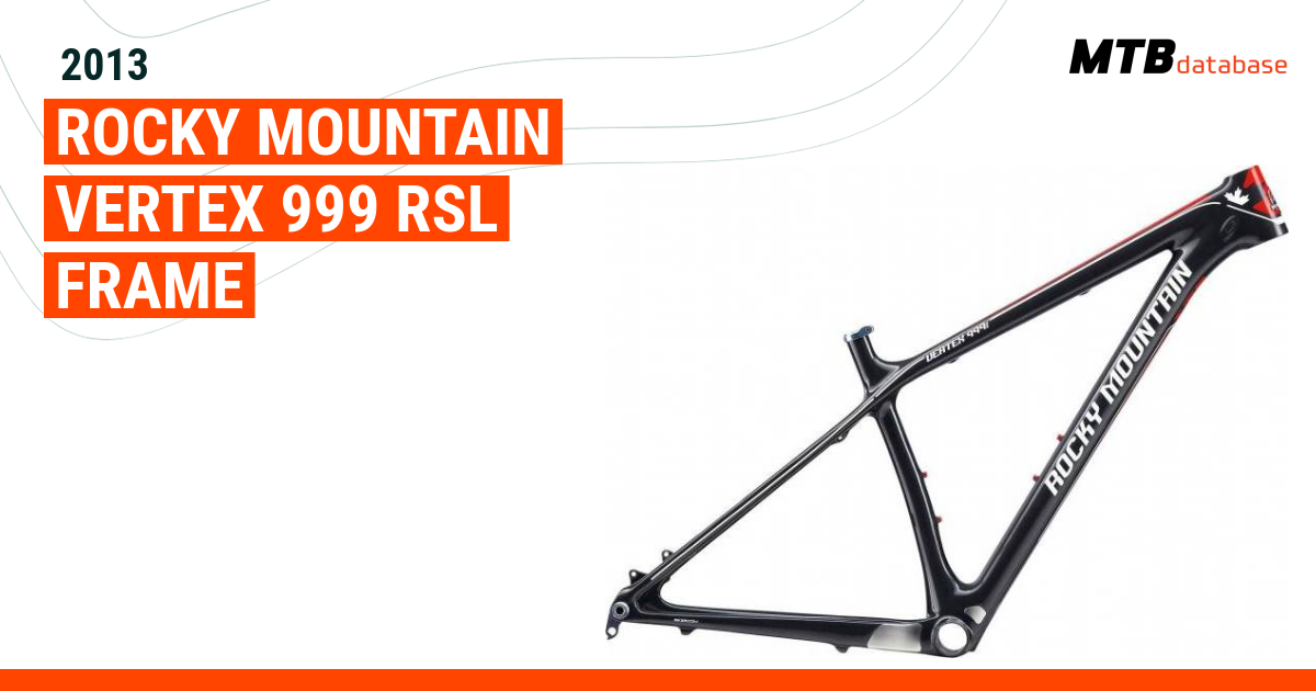 Rocky mountain best sale vertex 999 rsl