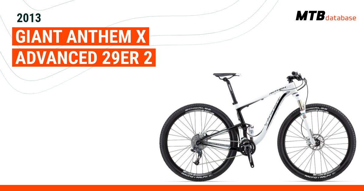 2013 giant anthem x best sale 29er 2