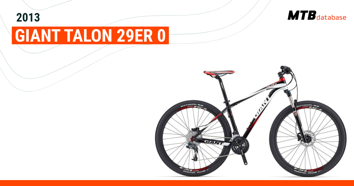 2013 Giant Talon 29er 0 Specs Reviews Images Mountain Bike