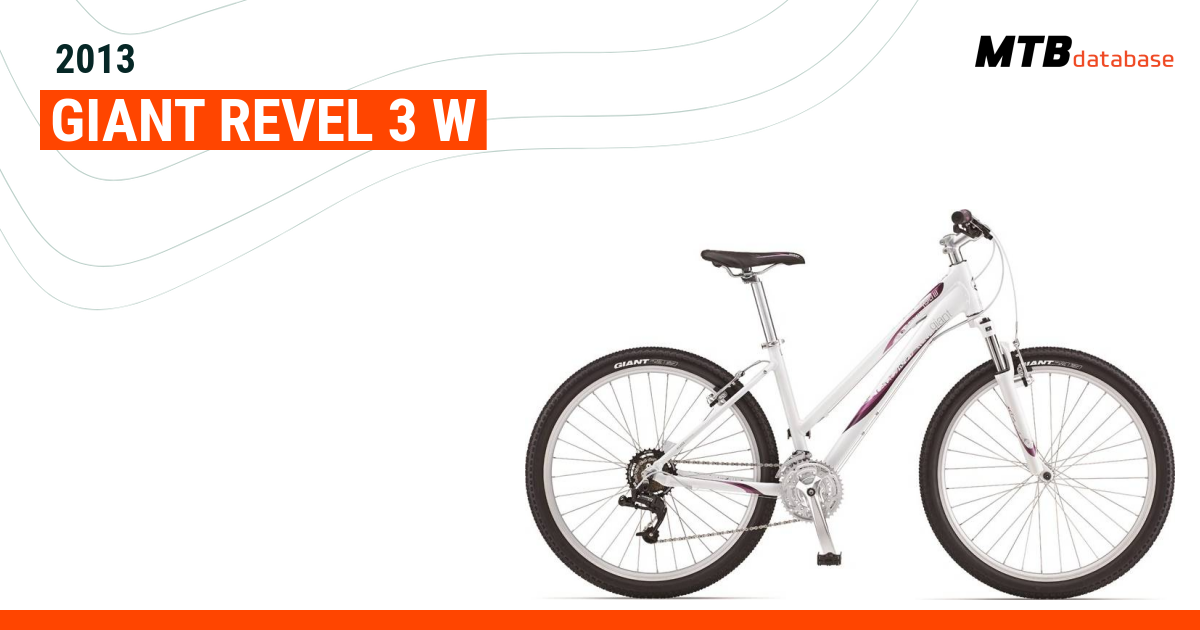 2013 Giant Revel 3 W Specs Reviews Images Mountain Bike Database