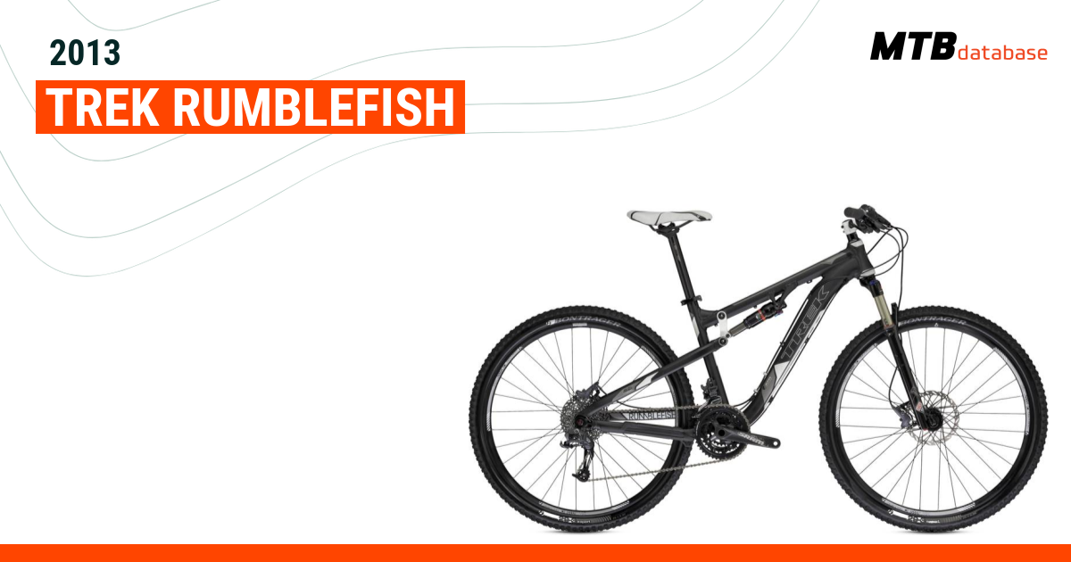 2013 trek rumblefish specs