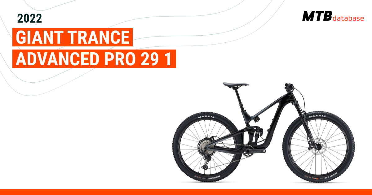 2022 Giant Trance Advanced Pro 29 1 Specs Reviews Images