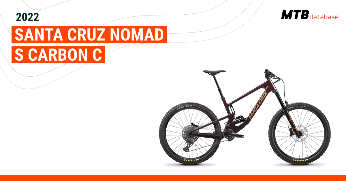 Santa cruz bicycles nomad carbon s mountain discount bike