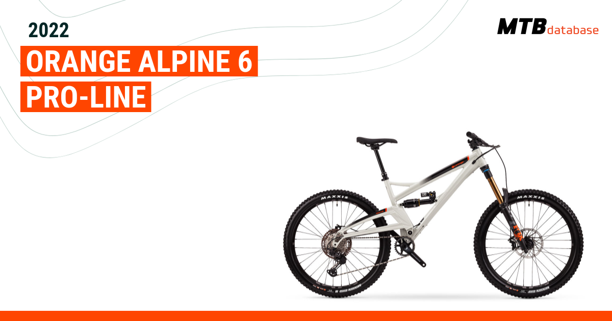 Orange alpine best sale 6 pro line