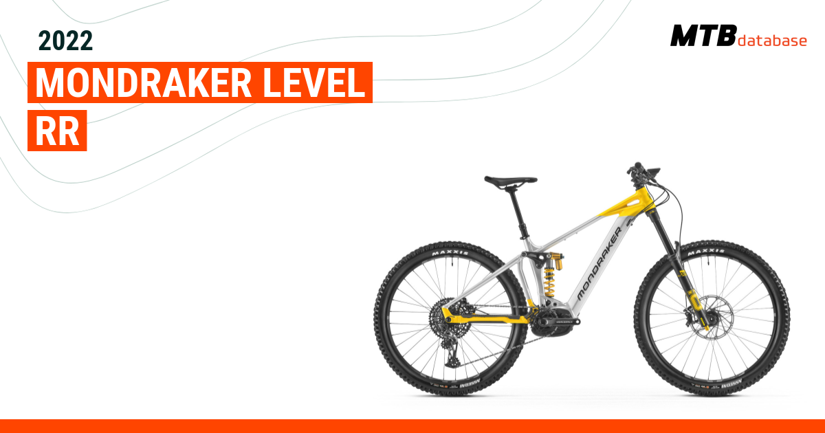 2022 Mondraker Level RR Specs Reviews Images Mountain Bike