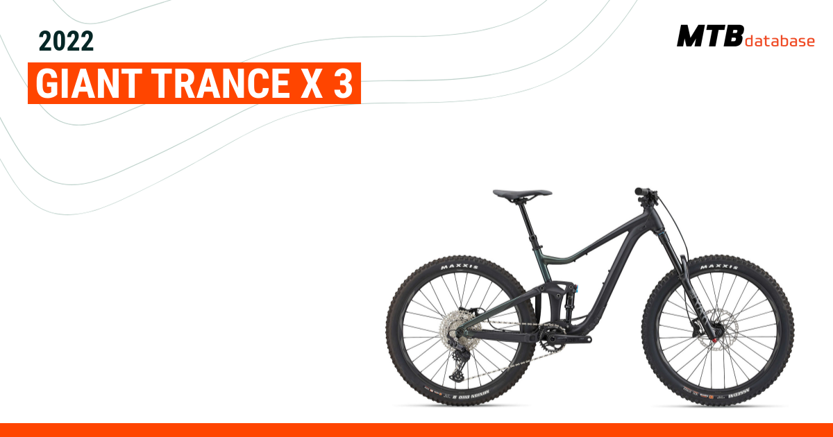 2022 Giant Trance X 3 Specs Reviews Images Mountain Bike