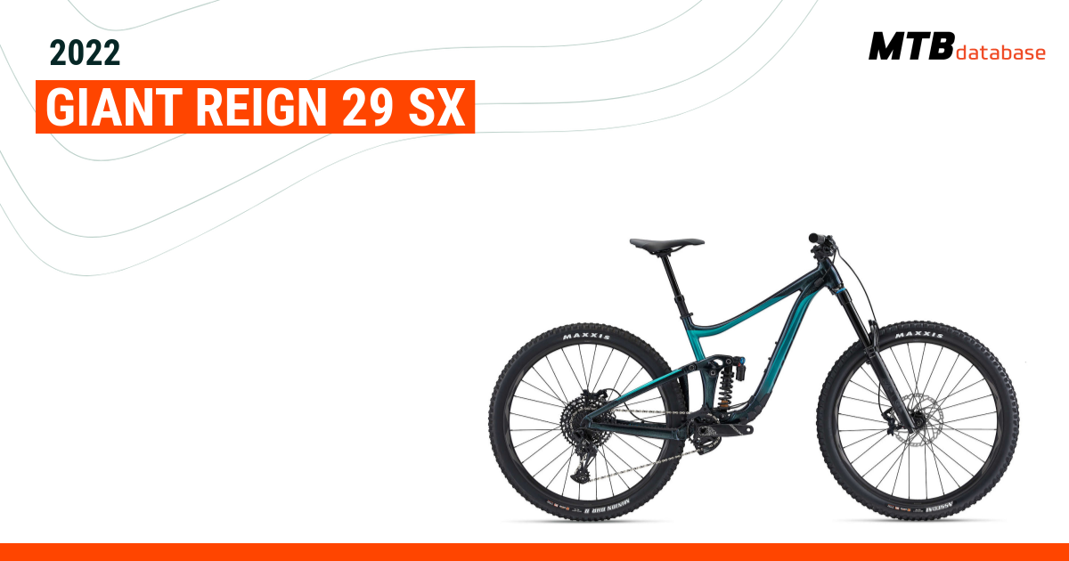 2022 Giant Reign 29 SX Specs Reviews Images Mountain Bike