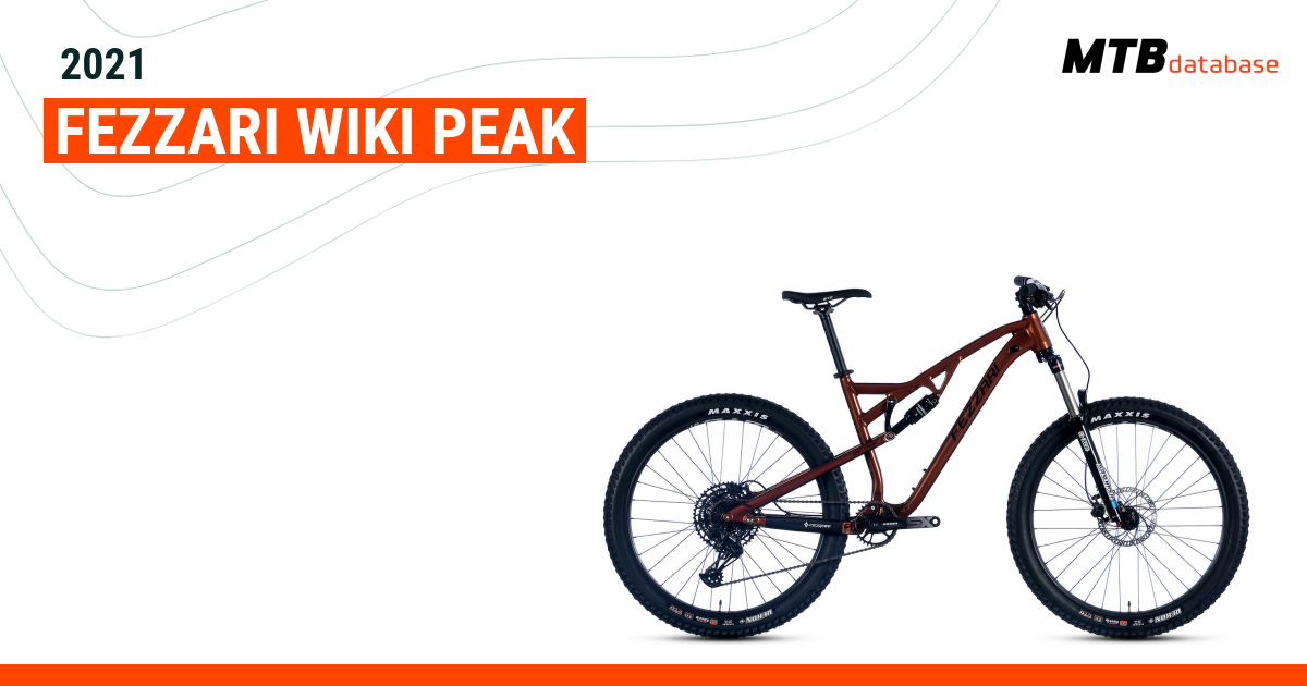 2021 Fezzari Wiki Peak Specs Reviews Images Mountain Bike