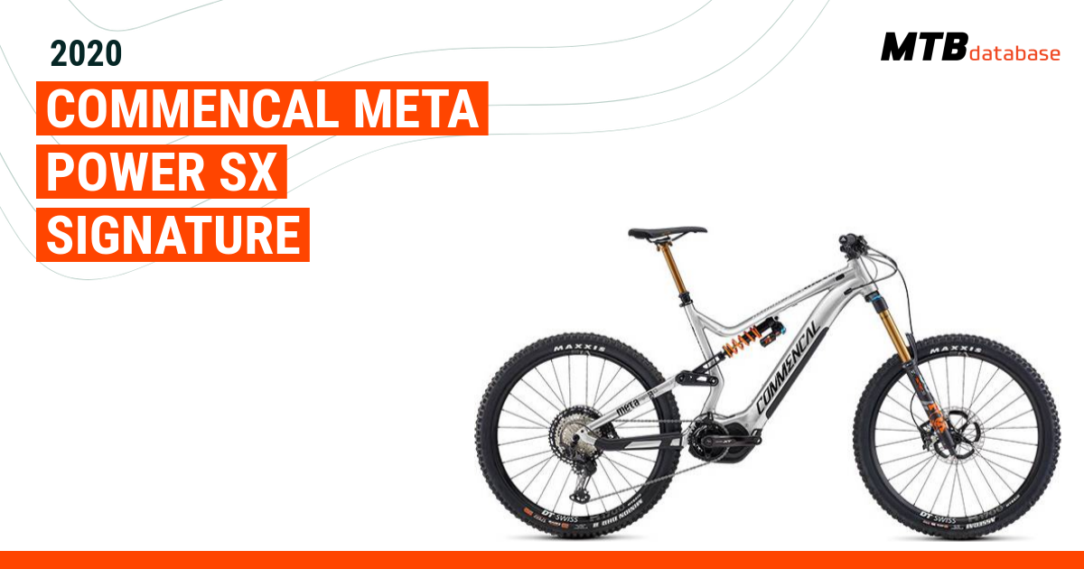 Commencal meta power 2024 sx signature 2020