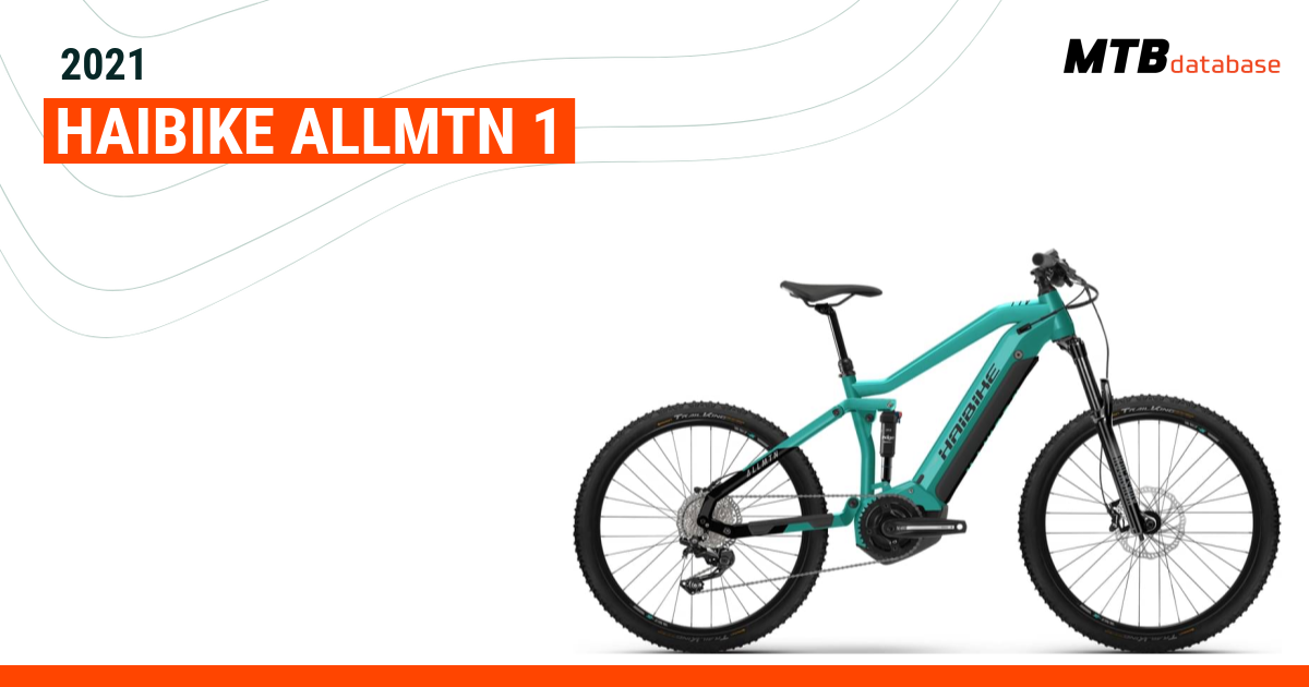 2021 Haibike AllMtn 1 Specs Reviews Images Mountain Bike