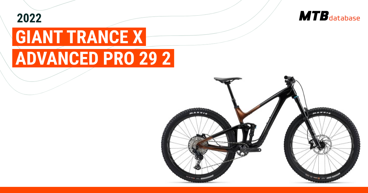 2022 Giant Trance X Advanced Pro 29 2 Specs Reviews Images