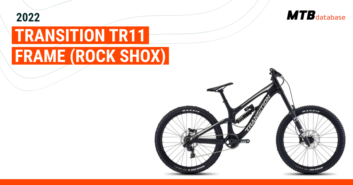 Transition tr11 frame hot sale