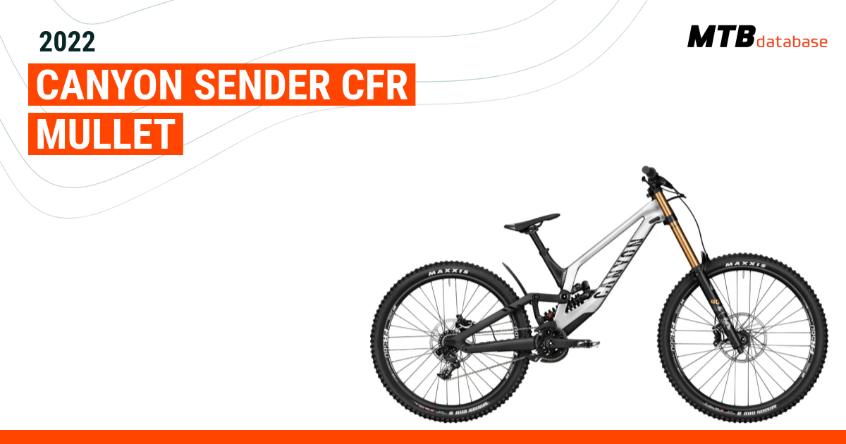 2022 Canyon Sender CFR Mullet - Specs, Reviews, Images