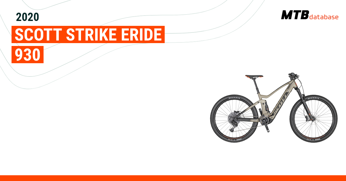 2020 Scott Strike eRide 930 Specs Reviews Images Mountain