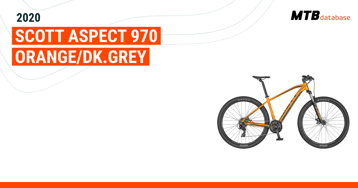 2020 Scott Aspect 970 orange dk.grey Specs Reviews Images