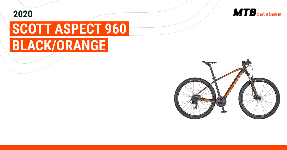 2020 Scott Aspect 960 black orange Specs Reviews Images