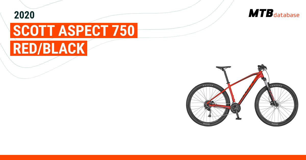 2020 Scott Aspect 750 red black Specs Reviews Images