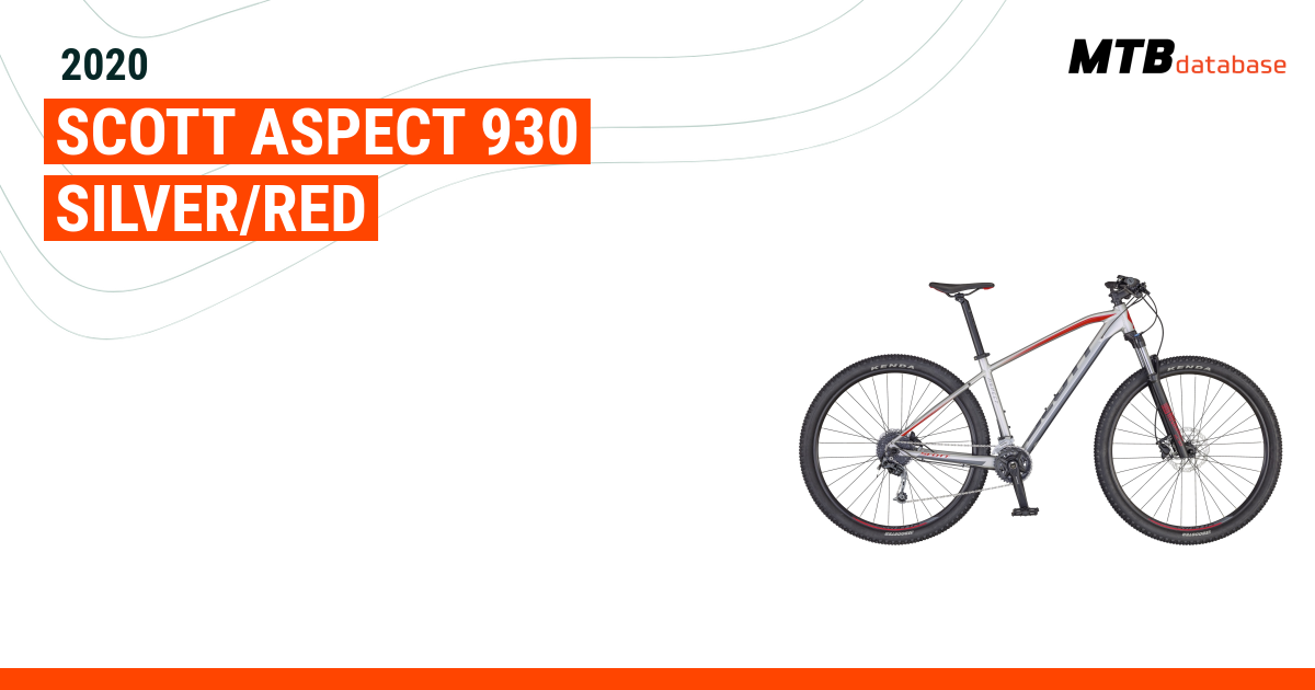 Kameel Wreed Evalueerbaar 2020 Scott Aspect 930 silver/red - Specs, Reviews, Images - Mountain Bike  Database