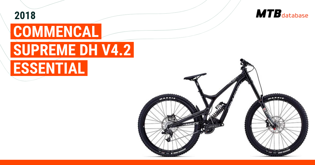 パーツ 2018 Commencal SUPREME DH V4.2 size M 2018 Commencal SUPREME DH V4.2 - Specs, Reviews, Images