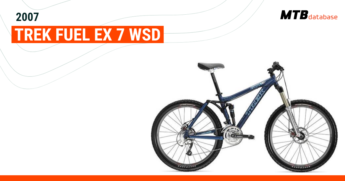 2007 Trek Fuel EX 7 WSD Specs Reviews Images Mountain Bike