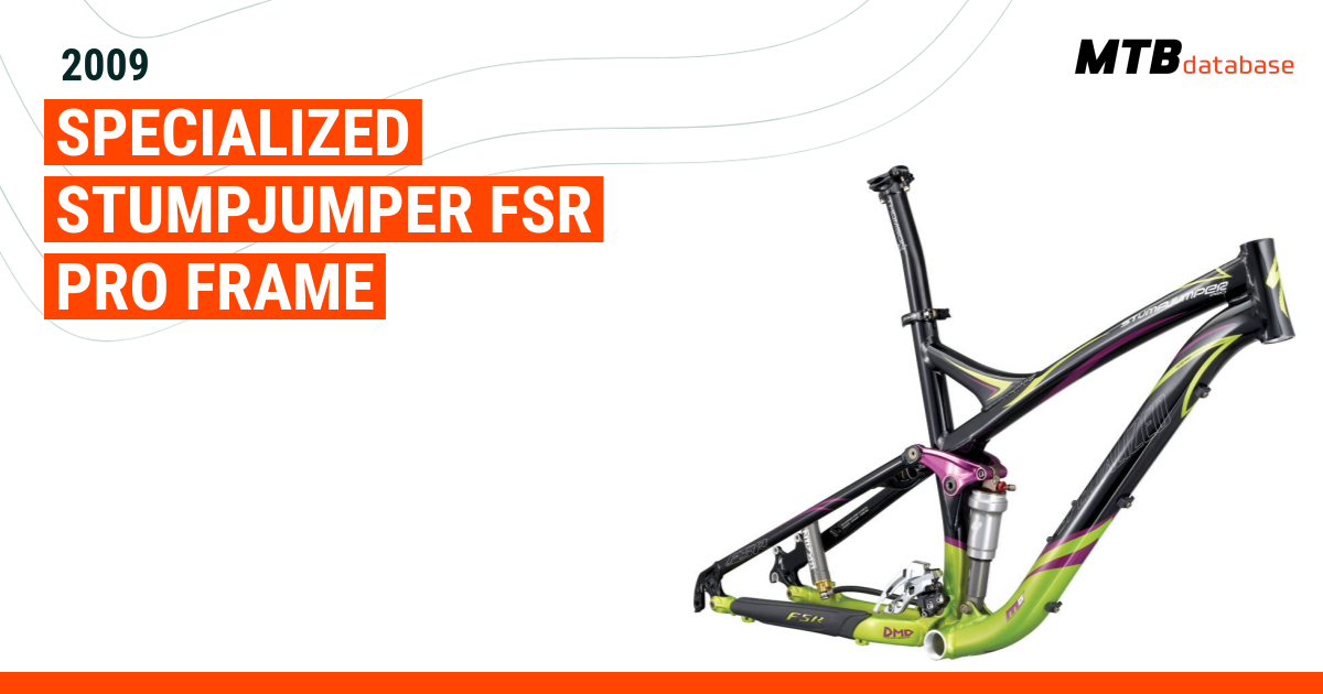 2009 Specialized Stumpjumper FSR Pro Frame Specs Reviews