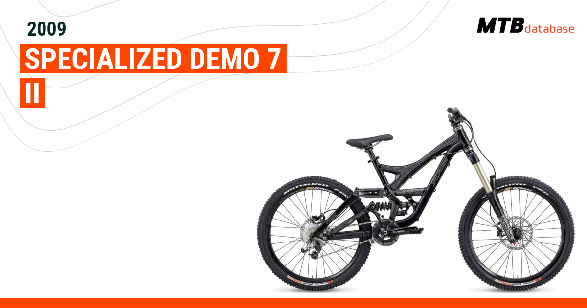 Specialized demo 7 2009 sale