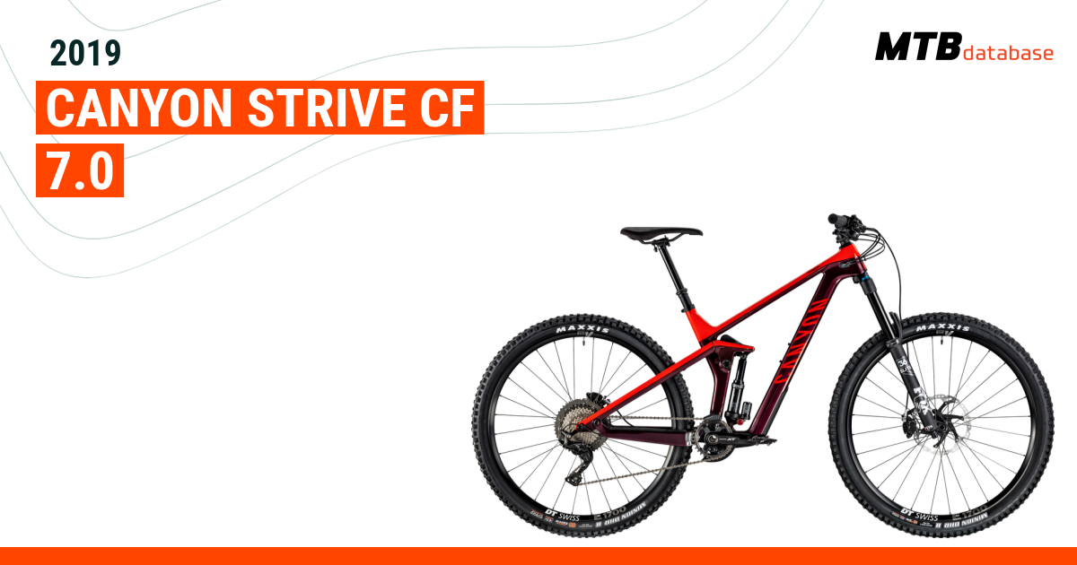 Canyon strive cheap cf 7.0 2019