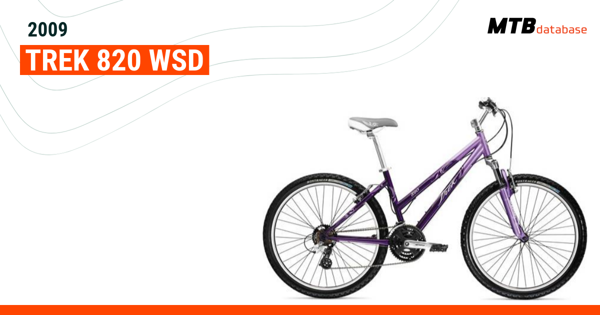 Women's trek 820 wsd cross country mountain bike hot sale