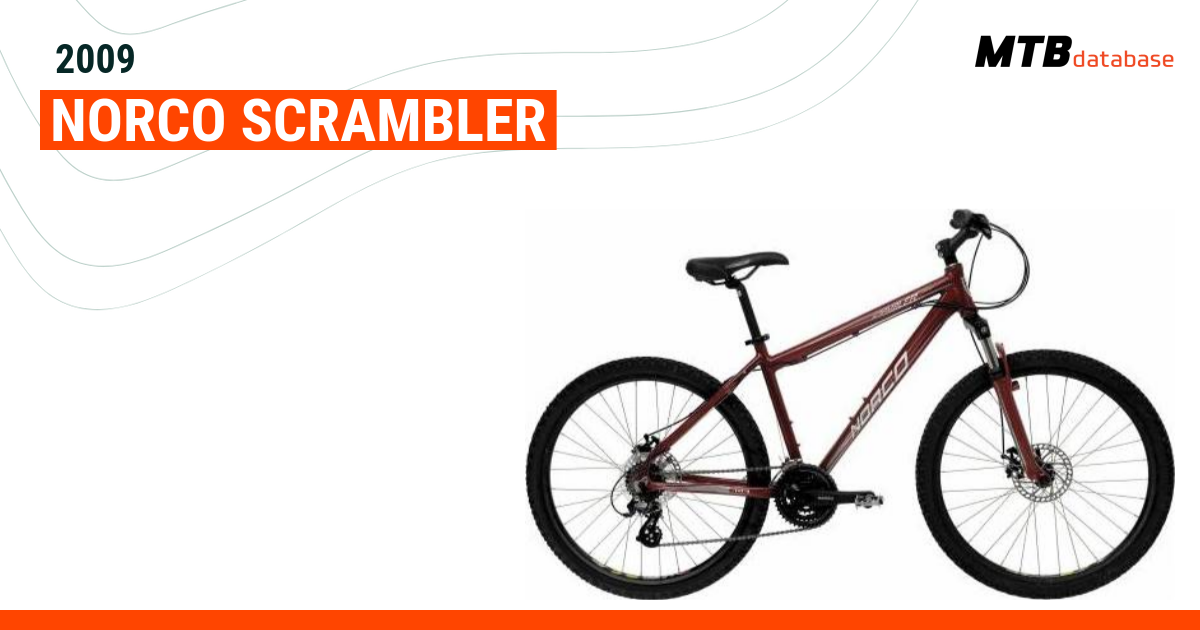 2009 Norco SCRAMBLER Specs Reviews Images Mountain Bike Database