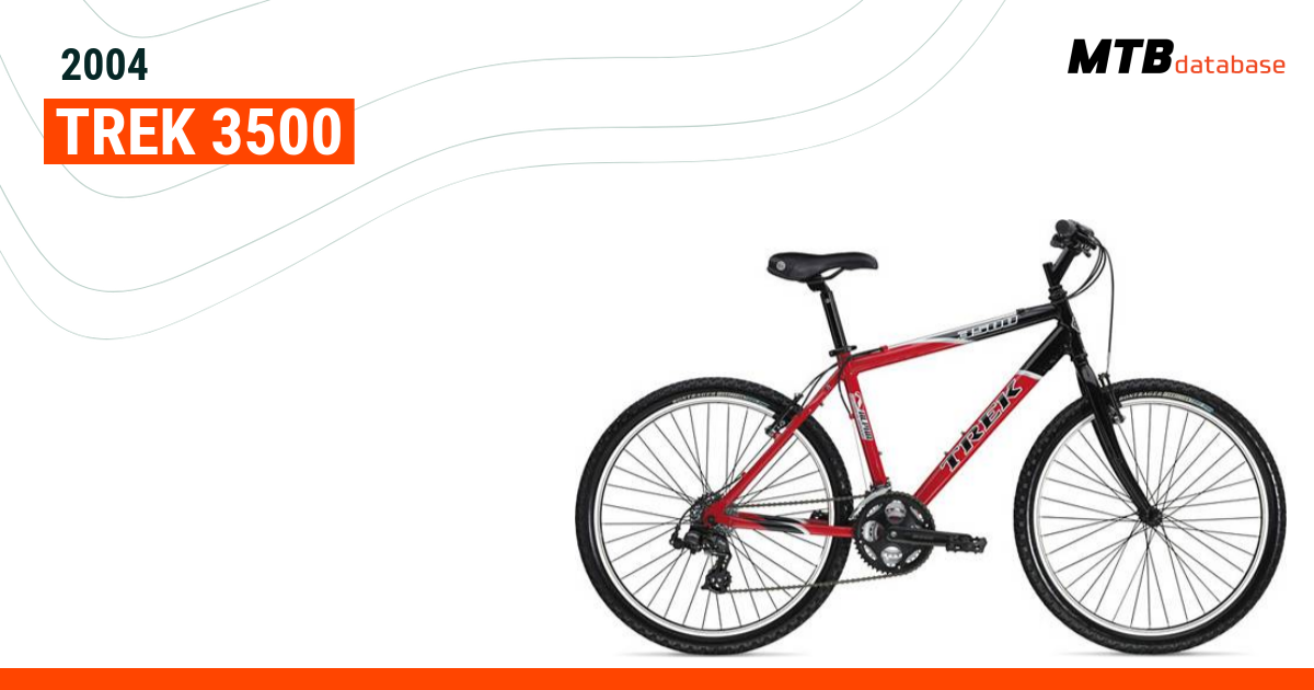 Trek 3500 online red and black