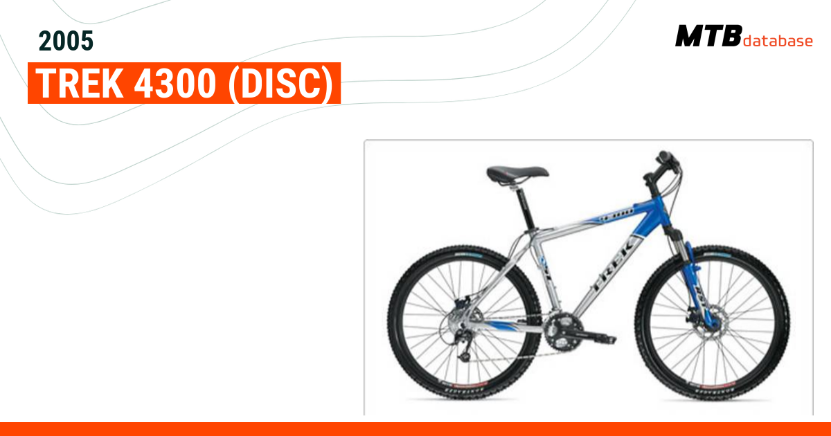 Trek 4300 discount disc mountain bike