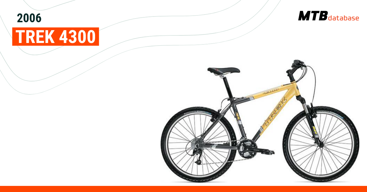 Trek on sale 4300 yellow